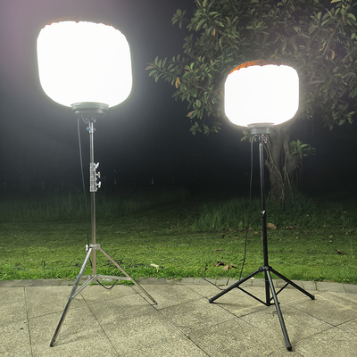 مصابيح LED مشرقة مصابيح عمل 200W LED بالون برج ضوء في الهواء الطلق للإضاءة