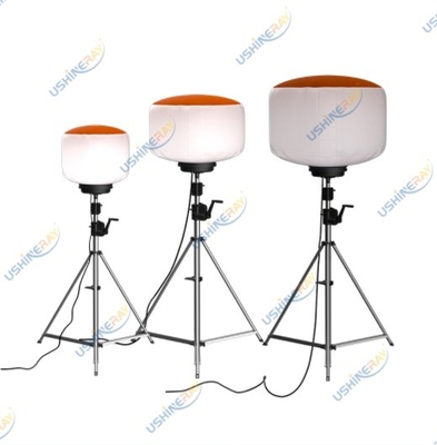 ضوء عمل البالون البناء المحمول 150W 360 درجة إضاءة عالية الطاقة LED ثلاثي الأقدام