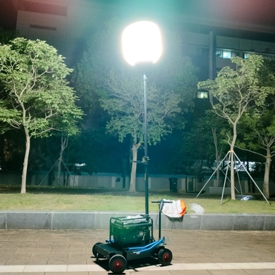 1400W عالية السطوع العافية من الضوء البرج الضوء البالون ثلاثي الأقدام للبناء التعدين
