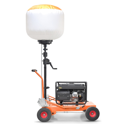 AC220V البرج الضوئي العالي 700W البالون بطارية مدعومة برج الضوء LED للبناء