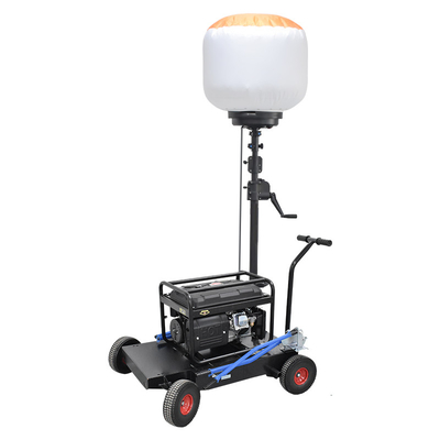 حجم البناء البالونات برج الإضاءة البناء 80000lm 500W مولد الديزل برج الإضاءة