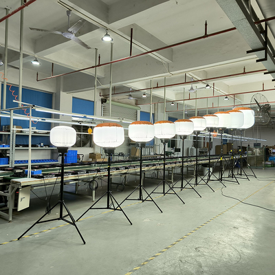 ضوء عمل محمول متعدد الاستخدامات 700 واط بالون LED برج ضوء لصيانة الطرق