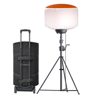 AC220V محمولة مصباح العمل LED 1400W موقع العمل LED البالون برج الضوء لإنفاذ القانون