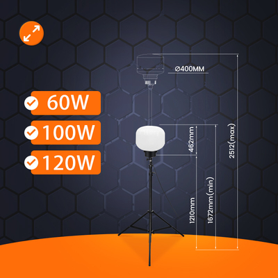 ضوء البالون الخارجي 120W 150W برج ضوء متنقل للحفلات