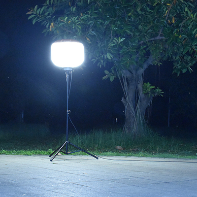 أضواء بناء قابلة للنفخ 320W برج ضوء بالون LED للسفر RV