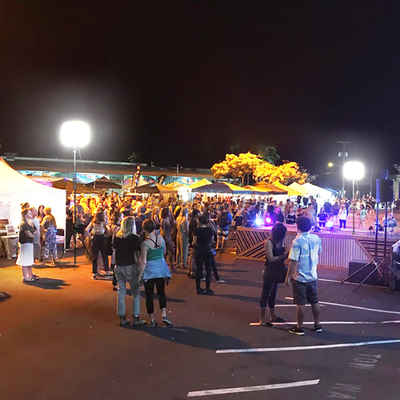 مصباح بالون LED مصباح برج 100W للخارج لحفلات الزفاف التخييم