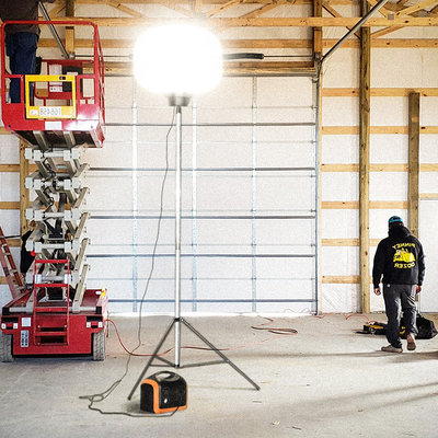 مضاد الحشرات LED البرج الضوئي بالون 150Watt LED مصباح ثلاثي الأقدام للضوء السلامة