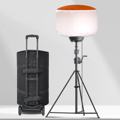 AC220V محمولة مصباح العمل LED 1400W موقع العمل LED البالون برج الضوء لإنفاذ القانون