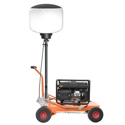 AC90-305V 96000 لومن مصباح LED للعمل برج على ثلاثية قدم 3.8m للبناء المؤقت