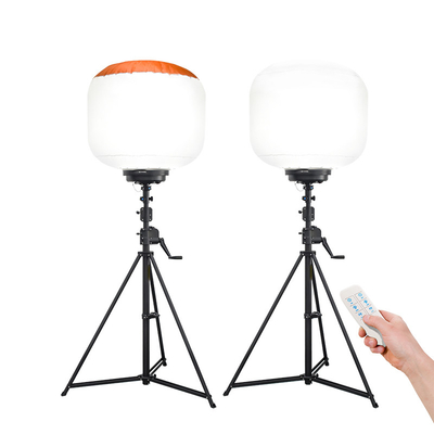 1200W AC100-277V مضاد للماء LED البالون العمل البرج الضوئي سهلة التحرك للبناء