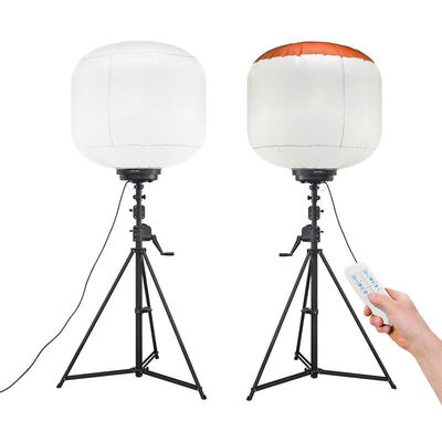 ضوء البالون المتنقل LED 320W IP65 قابل للتخفيف للبناء في الهواء الطلق