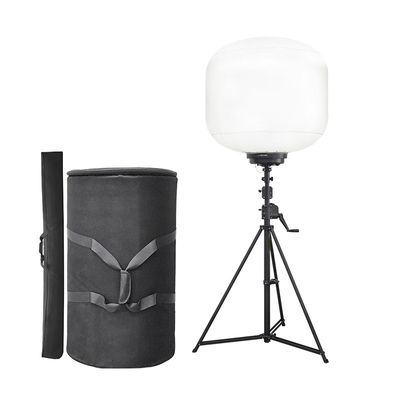 برج إضاءة بالون LED للإنقاذ في حالات الطوارئ مع درجة حرارة لون IP65 مقاومة للماء 5000K ووقت نفخ 5 دقائق